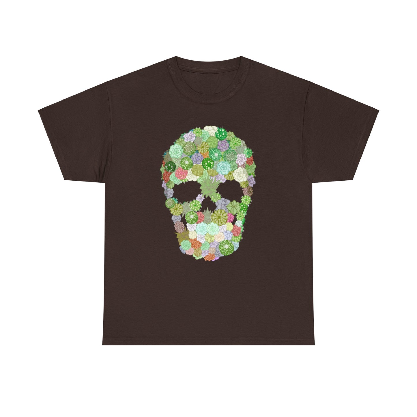 Succulent Skull Unisex Heavy Cotton Tee