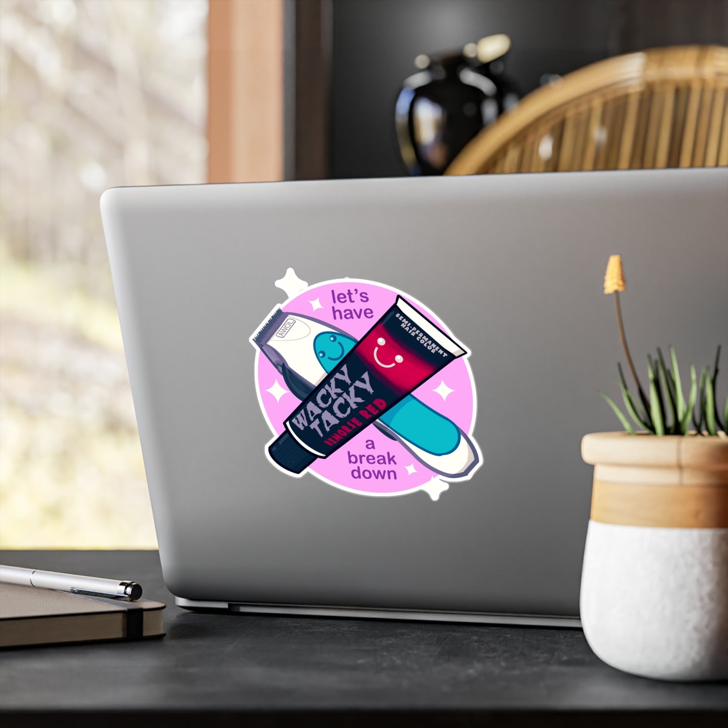 Let's Have A Breakdown Kiss-Cut Vinyl Decal