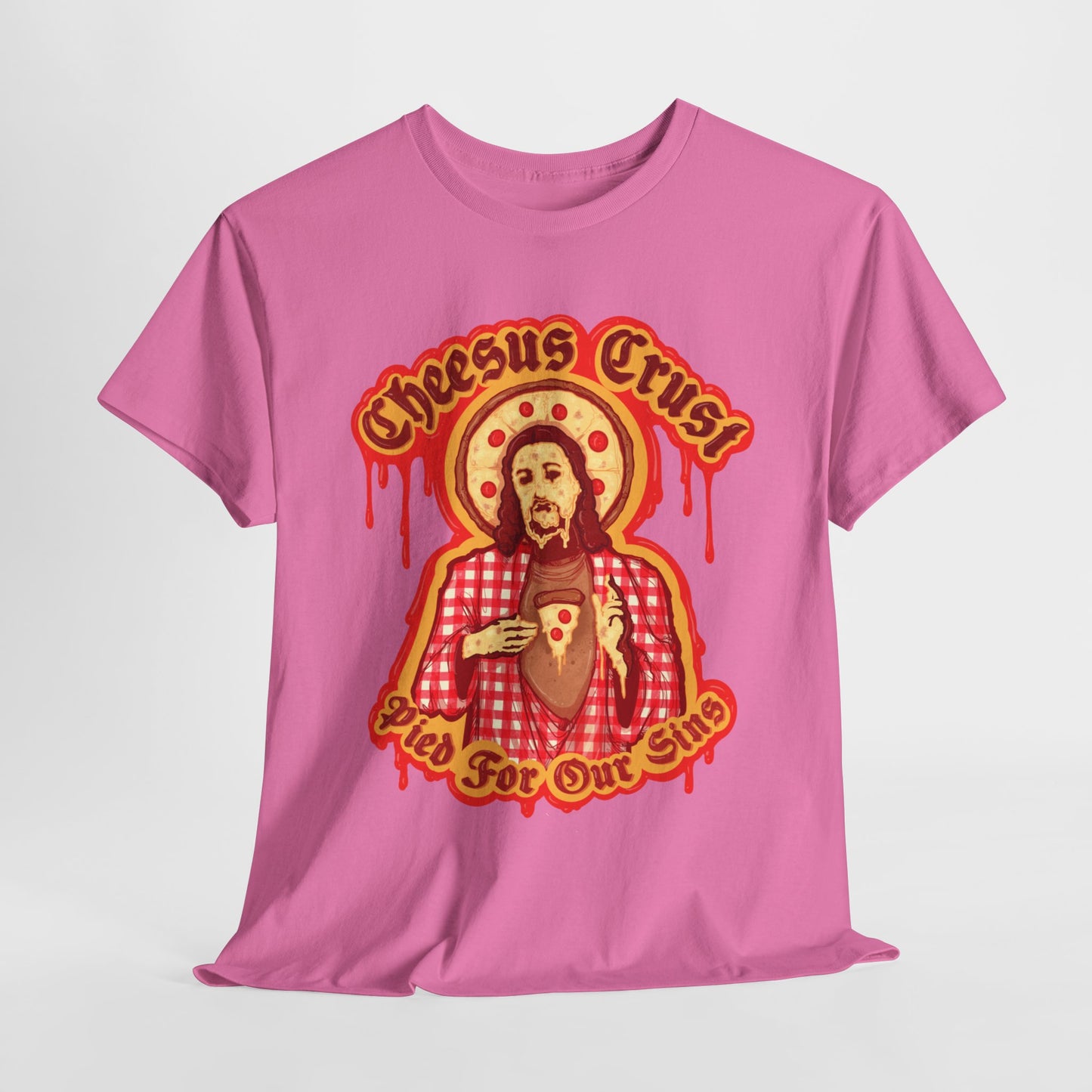 Cheesus Crust Unisex Heavy Cotton Tee