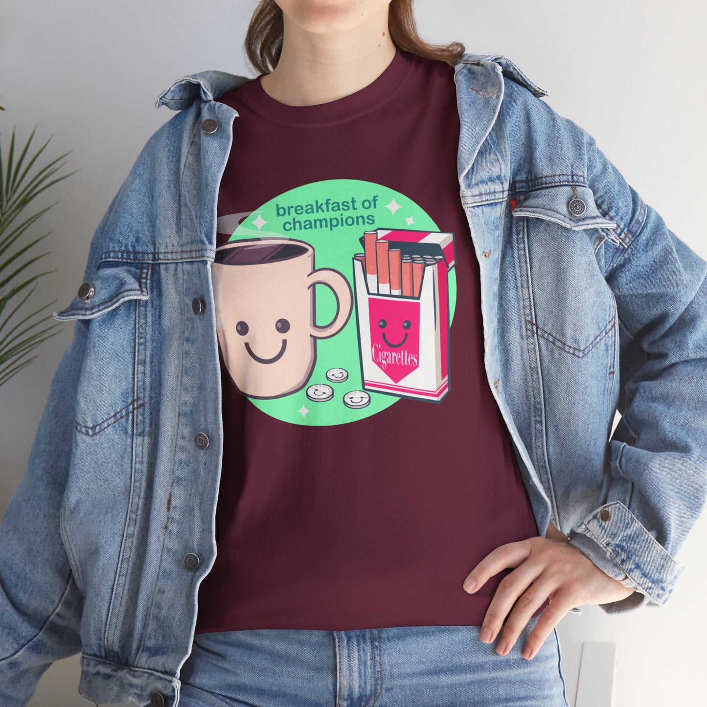 Breakfast of Champions Unisex Heavy Cotton Tee