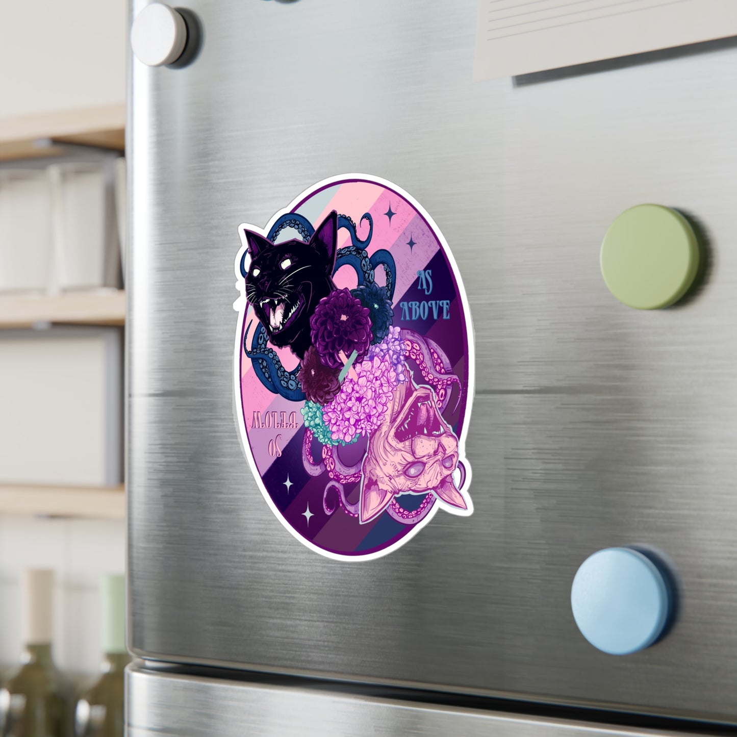 As Above So Below Pastel Goth Kiss-Cut Vinyl Decal