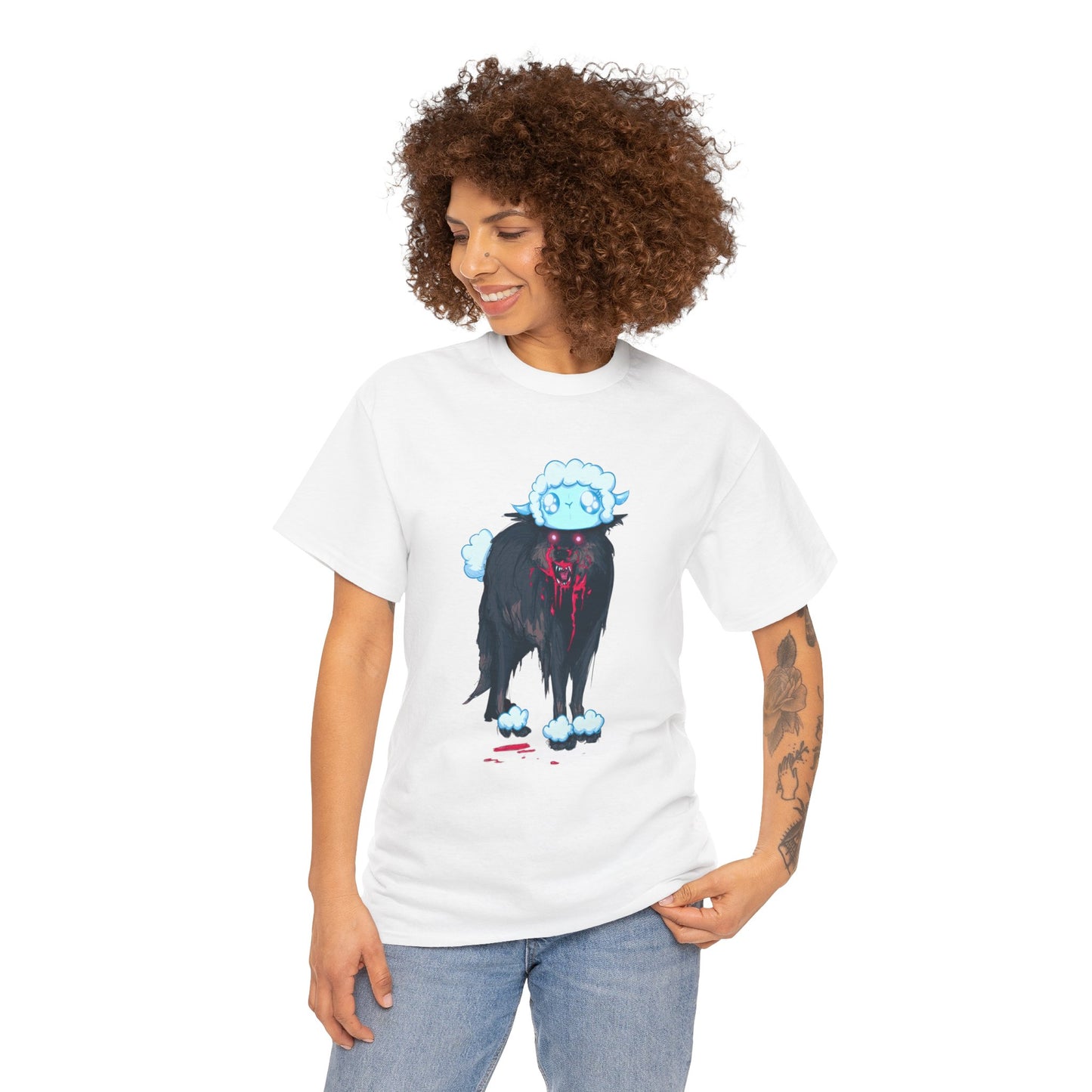 Wolf In Sheep's Clothing Unisex Heavy Cotton Tee