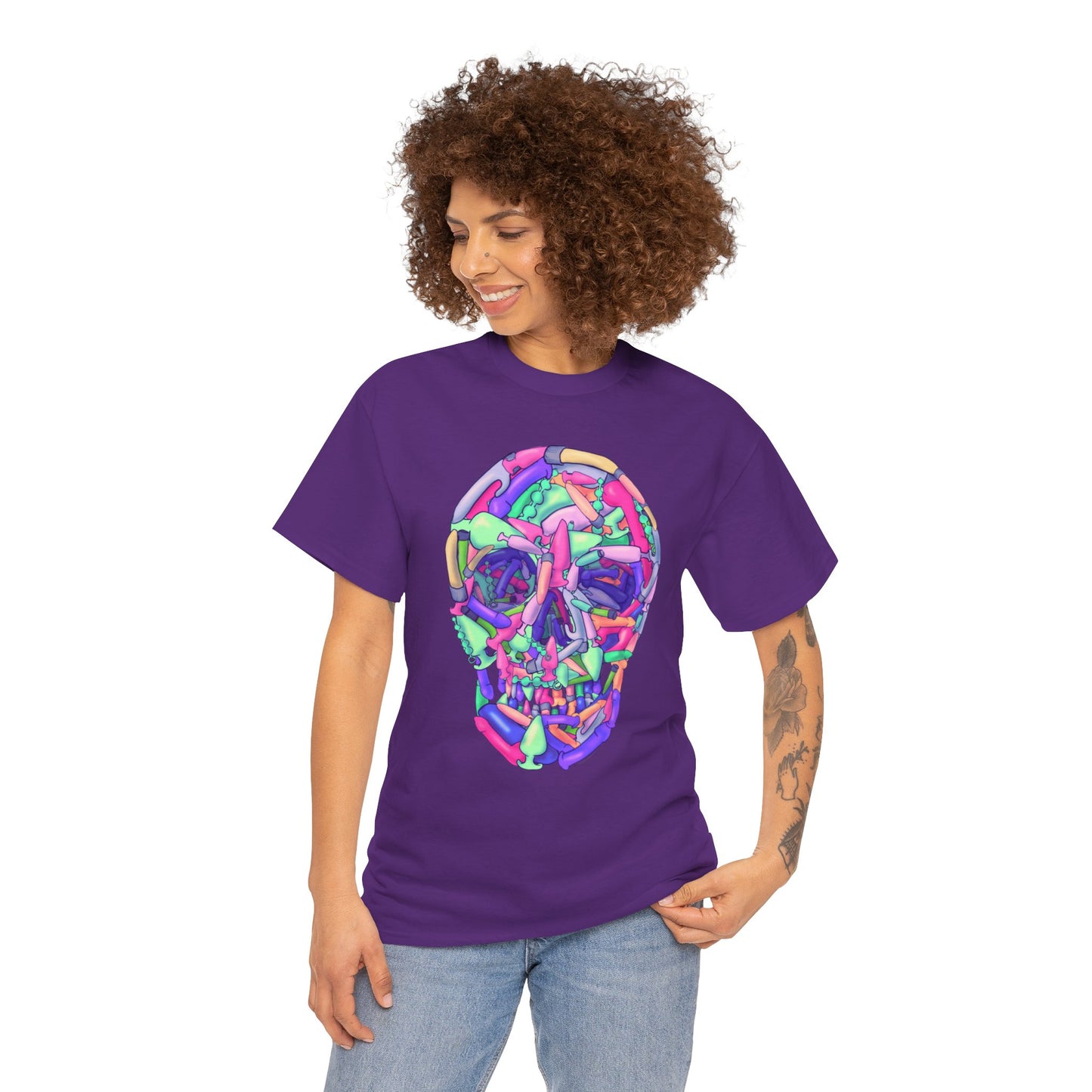Sex Toy Skull Unisex Heavy Cotton Tee