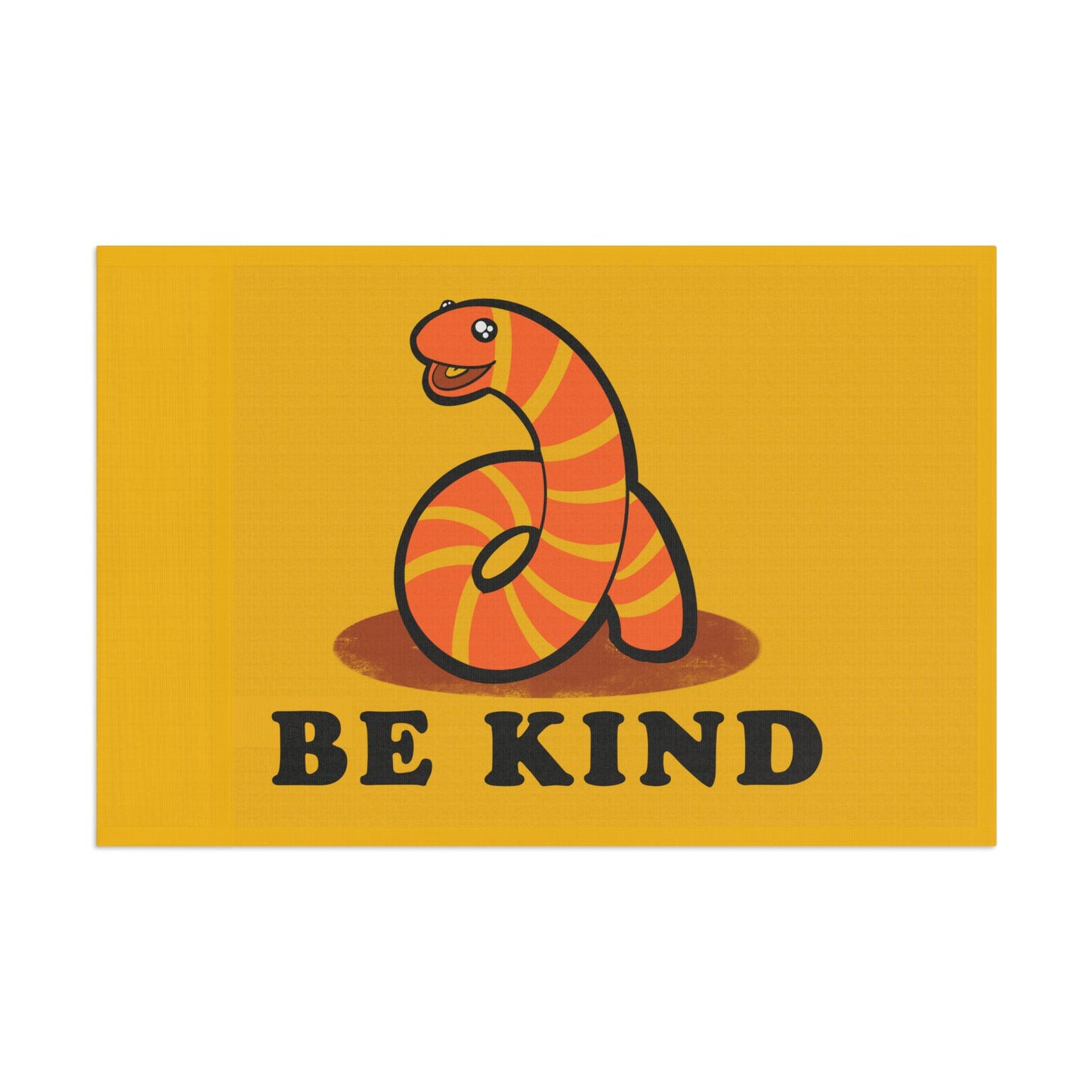 Be Kind Worm Flag