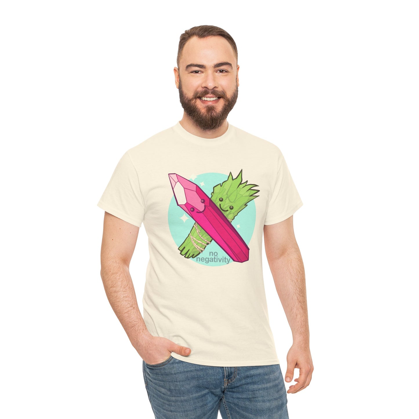 No Negativity Unisex Heavy Cotton Tee