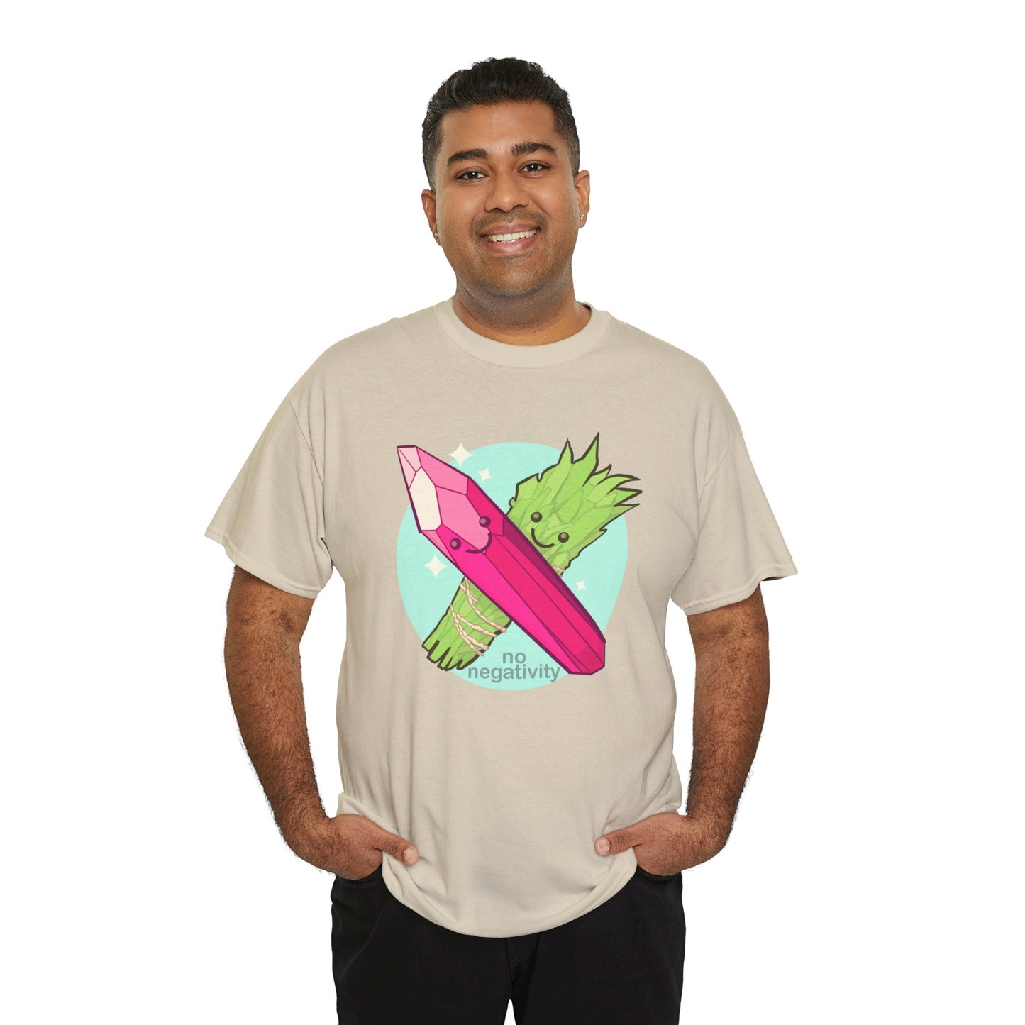 No Negativity Unisex Heavy Cotton Tee