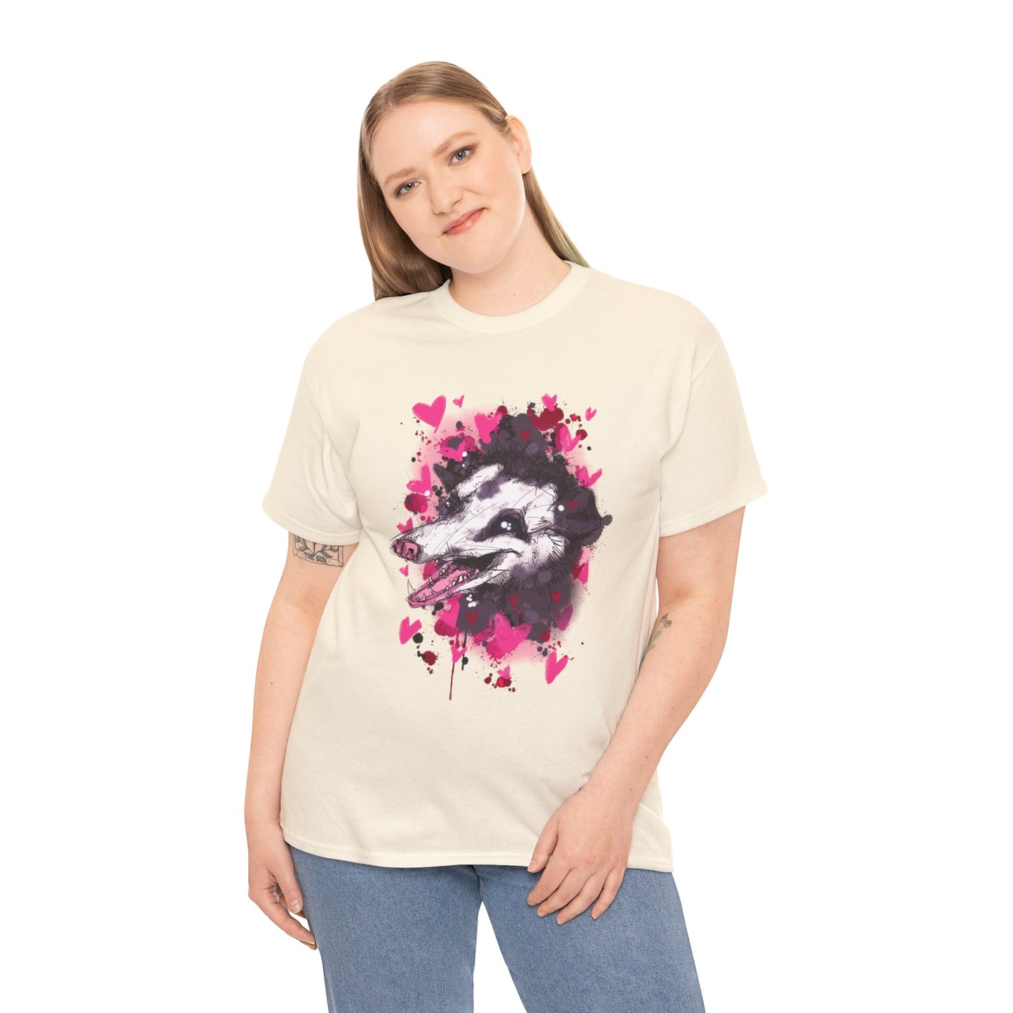 Opossum Unisex Heavy Cotton Tee