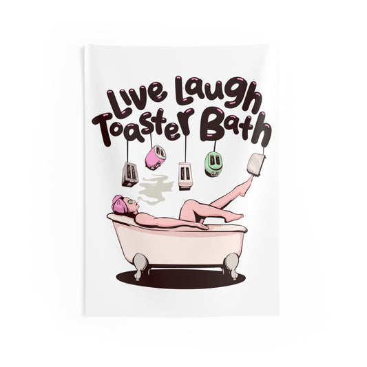 Toaster Bath Indoor Wall Tapestry