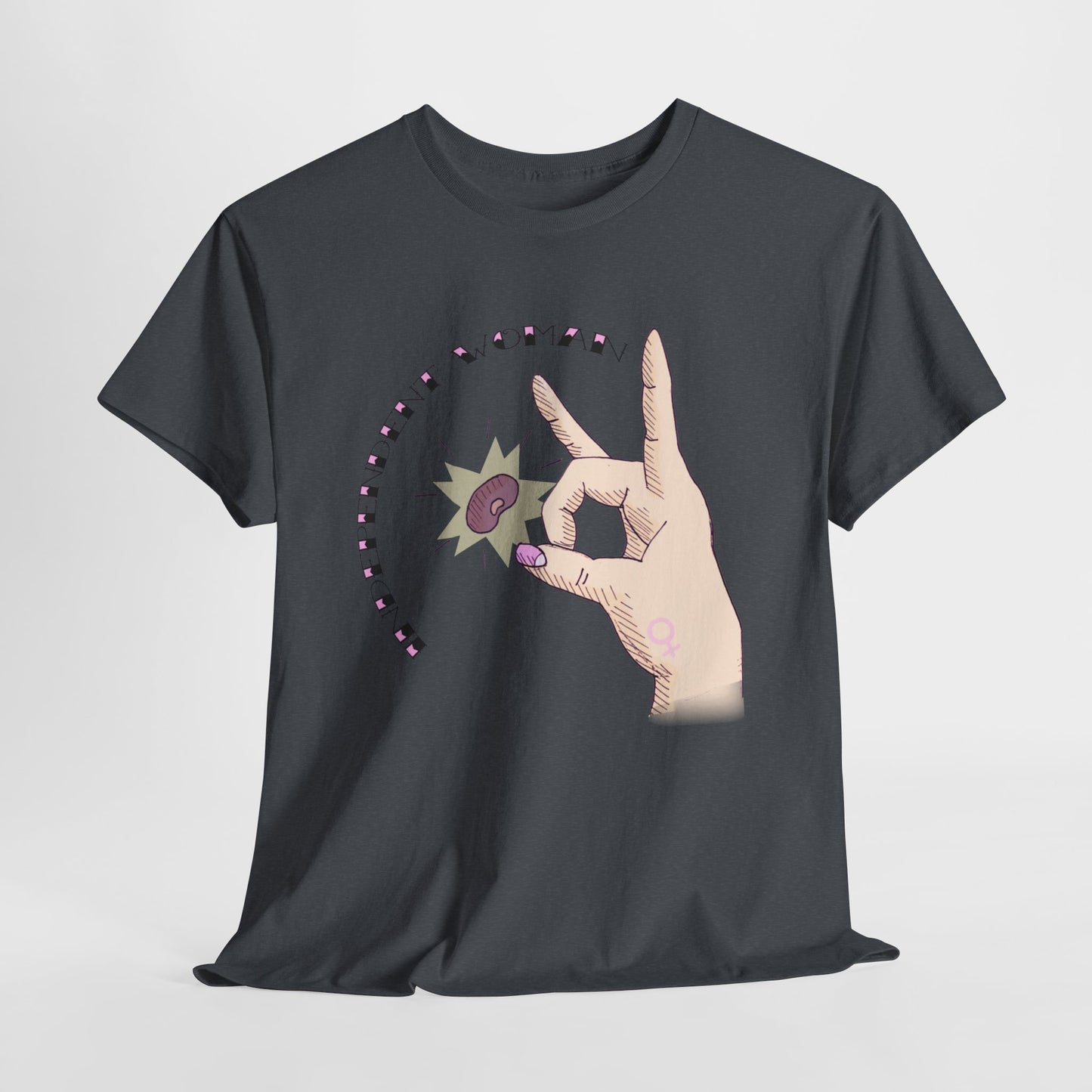 Independent Woman Unisex Heavy Cotton Tee