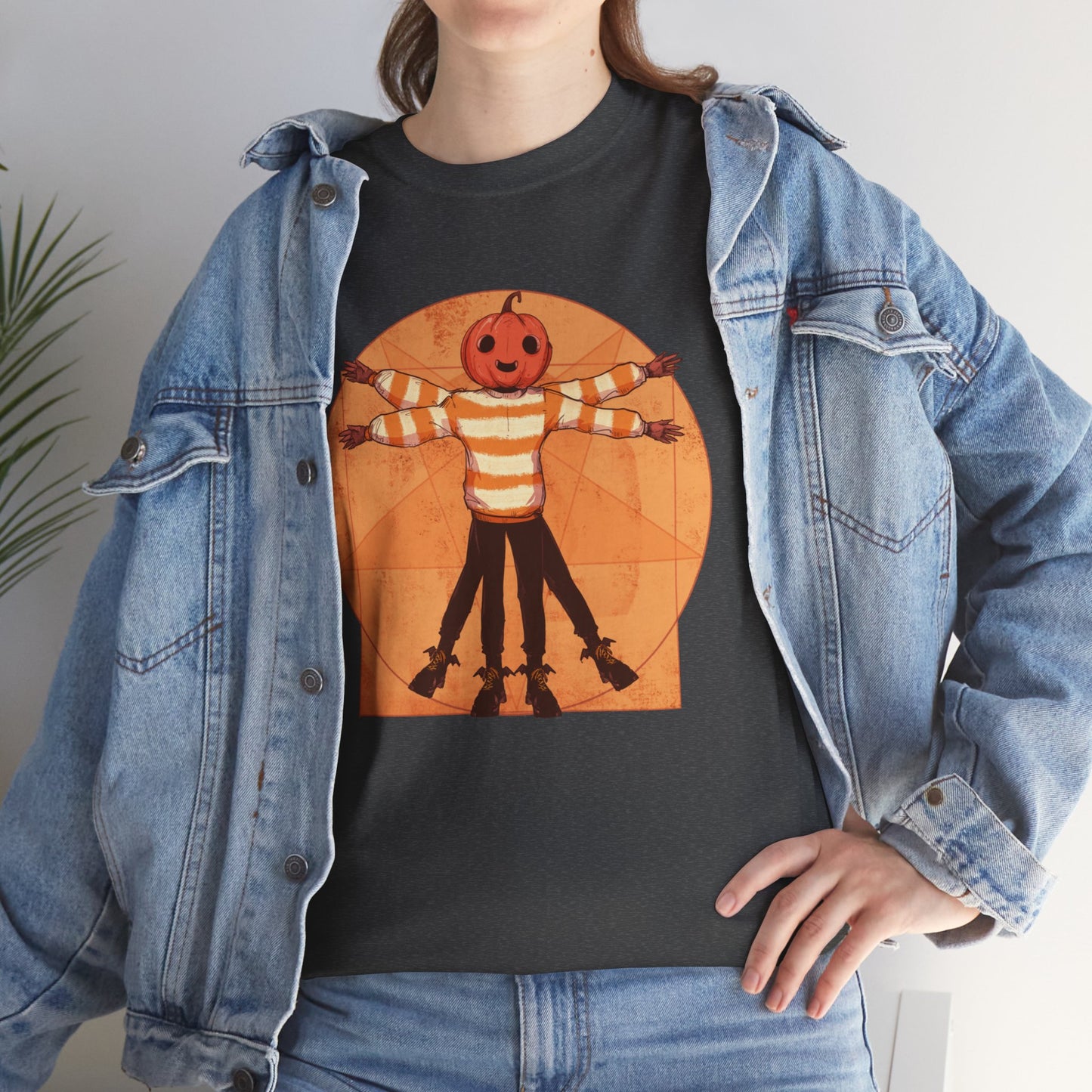 Vitruvian Halloween Unisex Heavy Cotton Tee