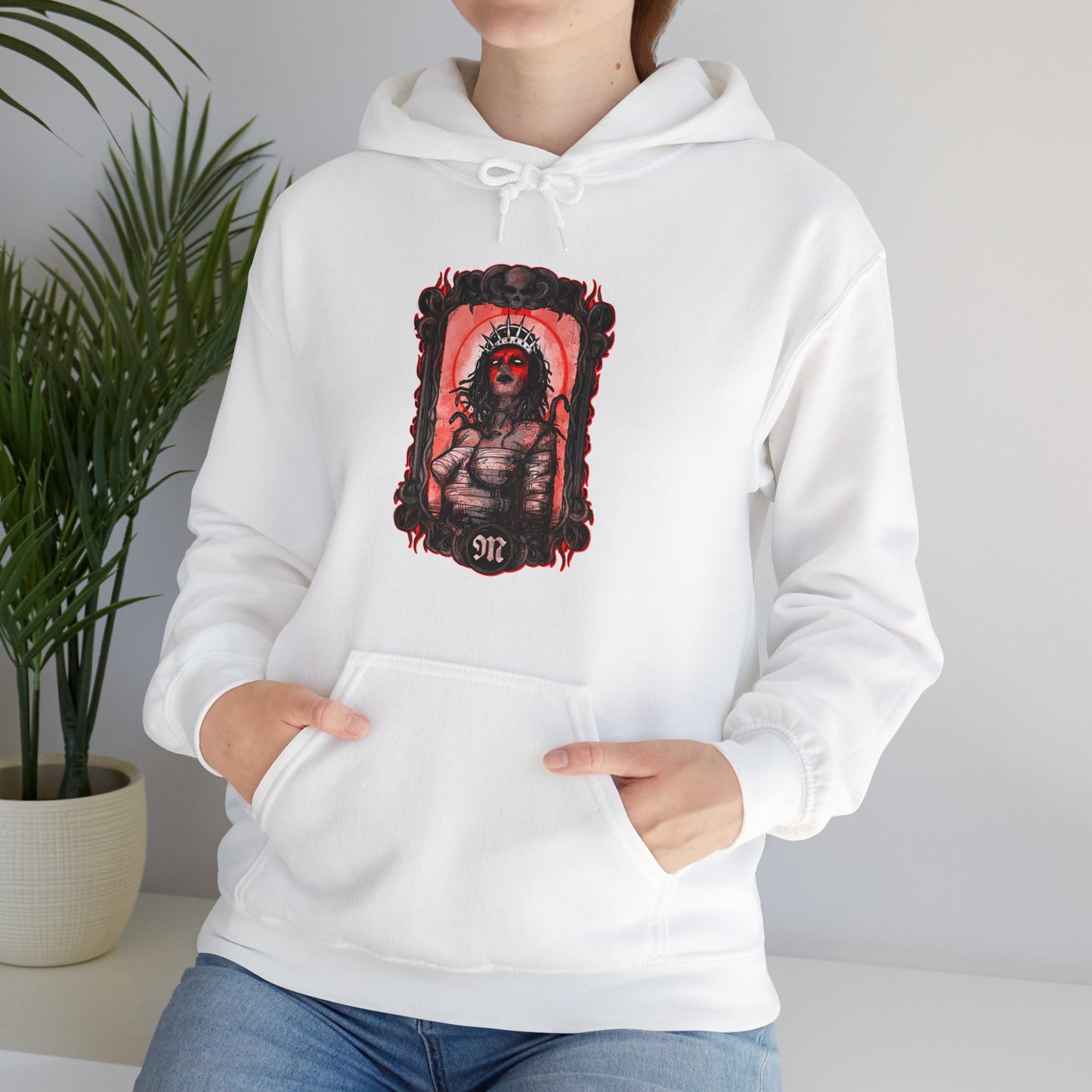 Queen Medusa Unisex Heavy Blend Hooded Sweatshirt
