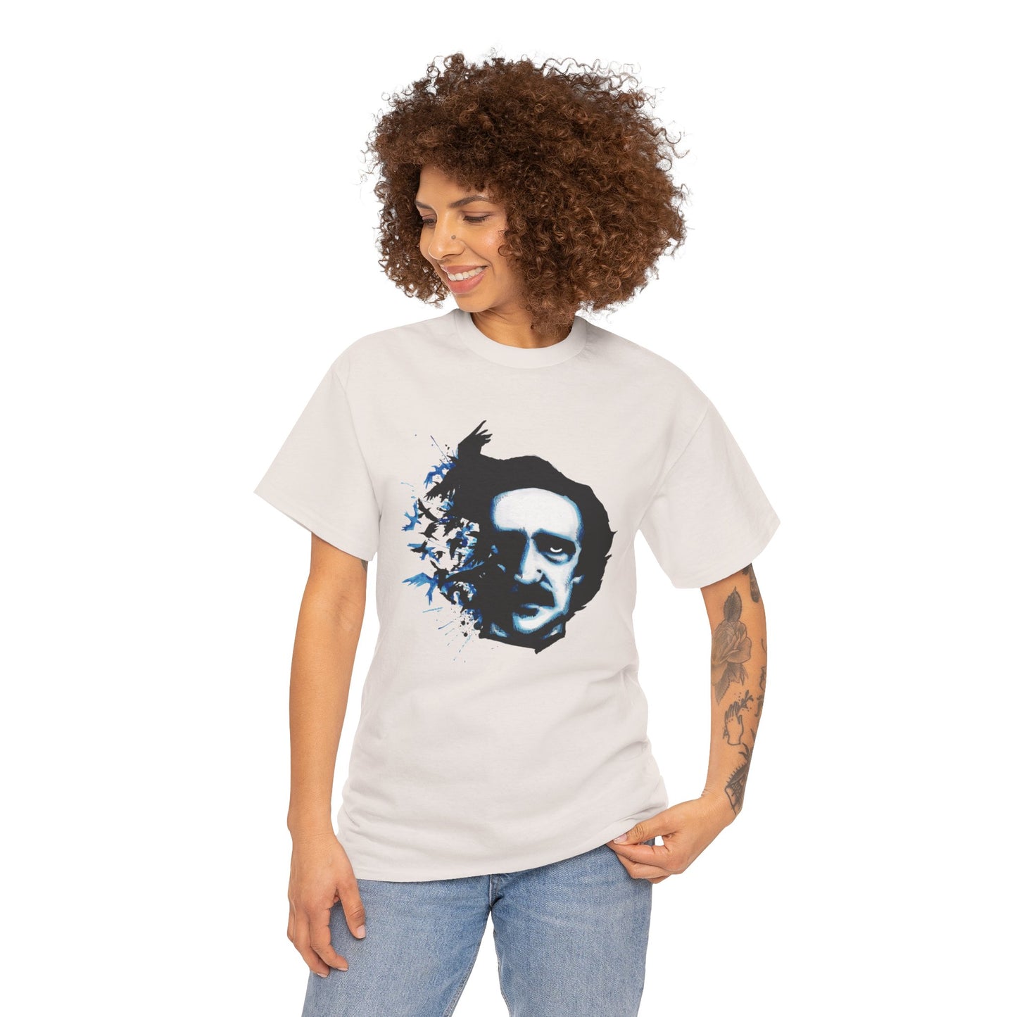 Edgar Allen Crows Unisex Heavy Cotton Tee