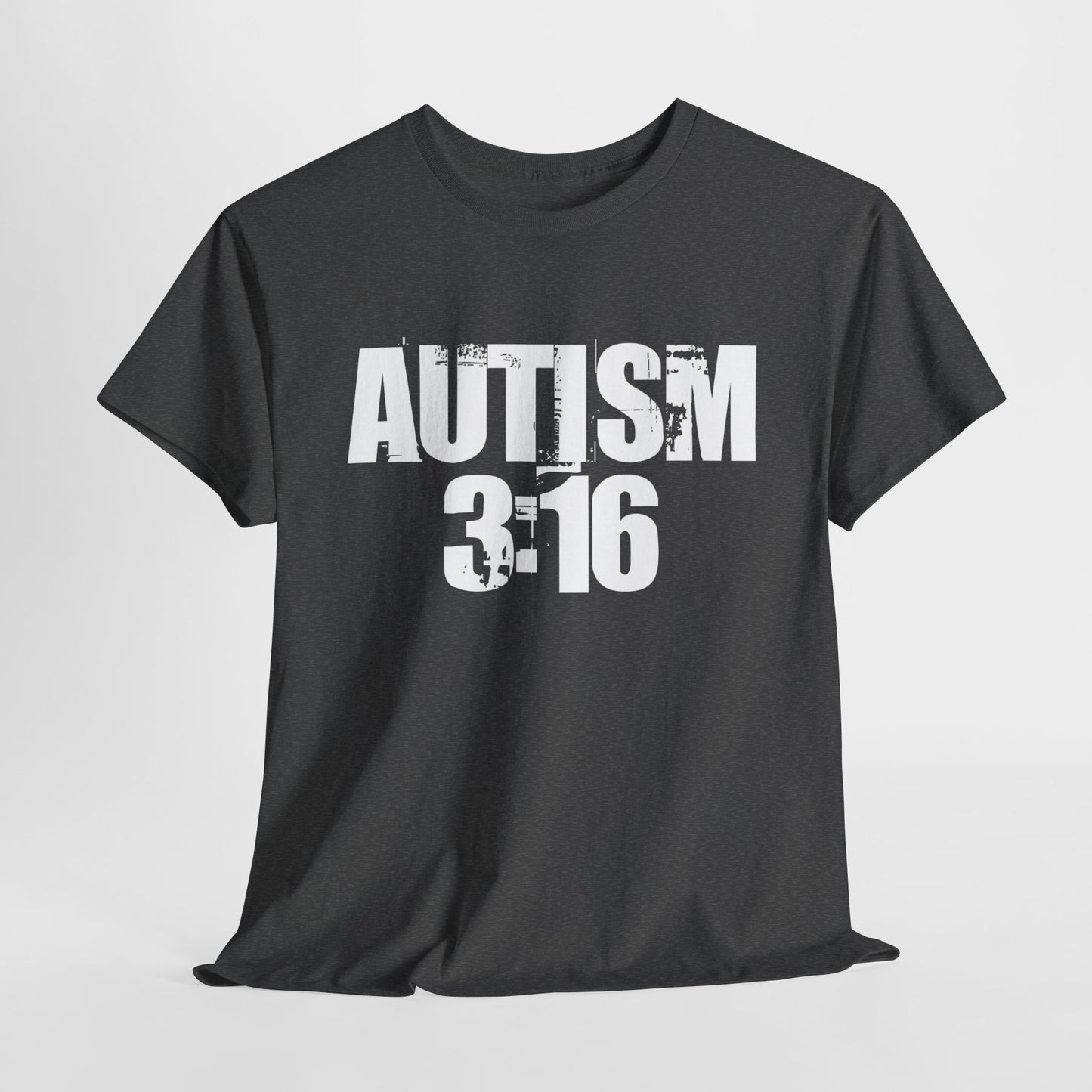 Autism 3:16 Unisex Heavy Cotton Tee