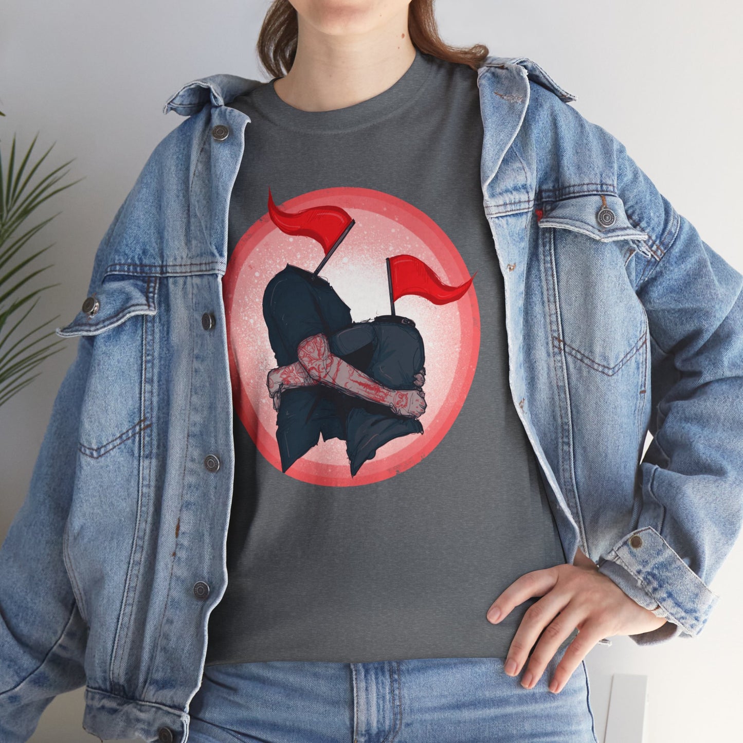 Red Flags Unisex Heavy Cotton Tee
