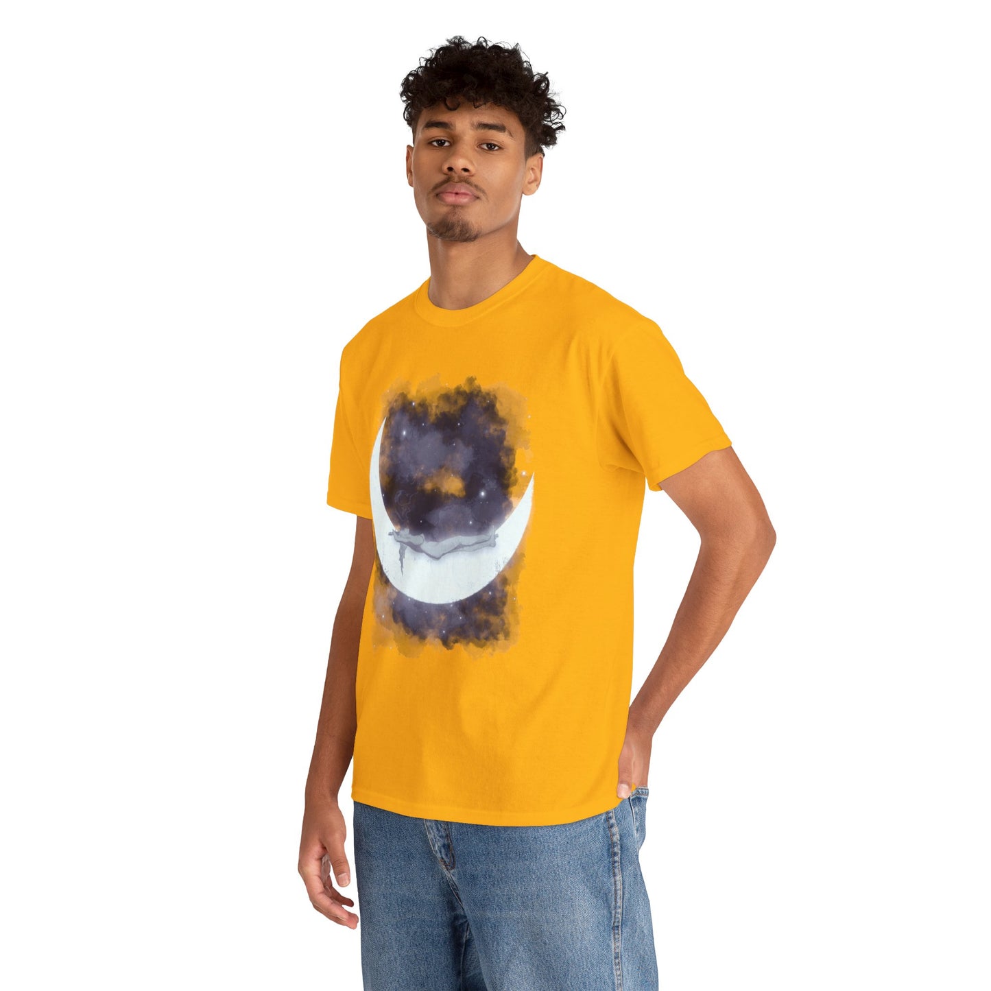 The Girl Who Loved The Moon Unisex Heavy Cotton Tee