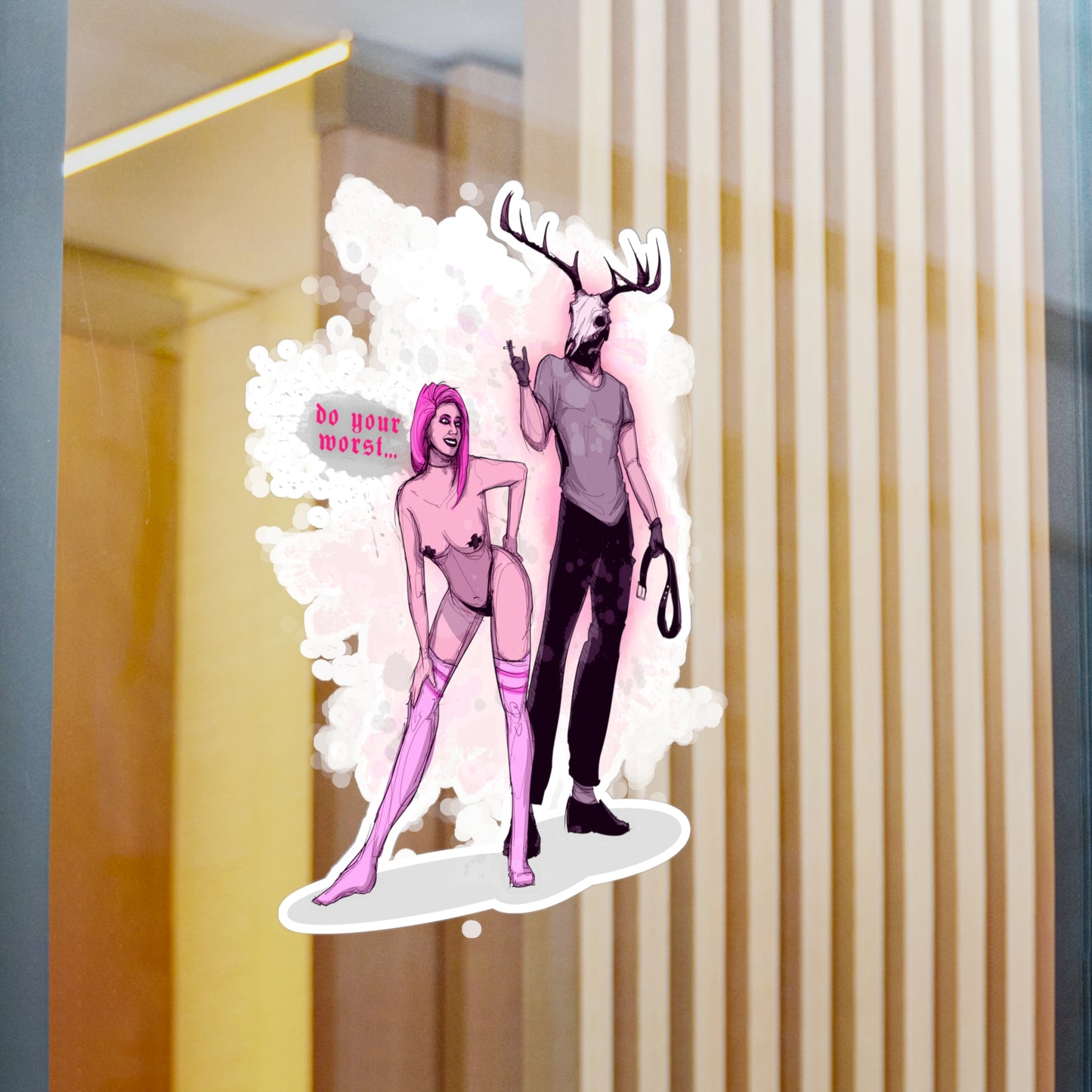 Deer Daddy Series 10: Do Your Worst Kiss-Cut Vinyl Decal