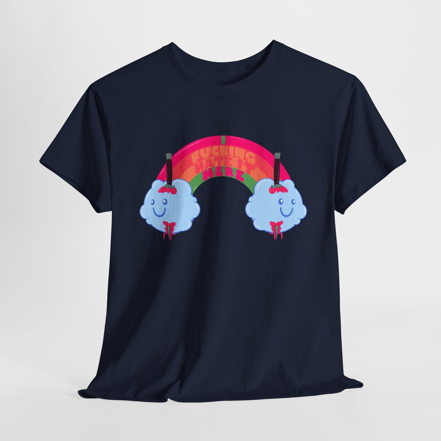 I Fucking Hate It Here Unisex Heavy Cotton Tee