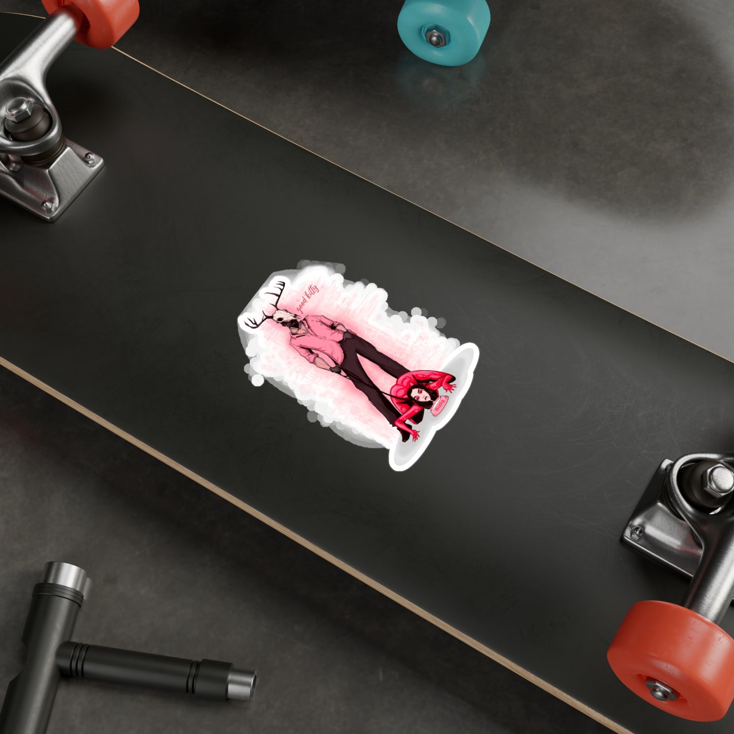 Deer Daddy Series 10: Good Kitty Kiss-Cut Vinyl Decal