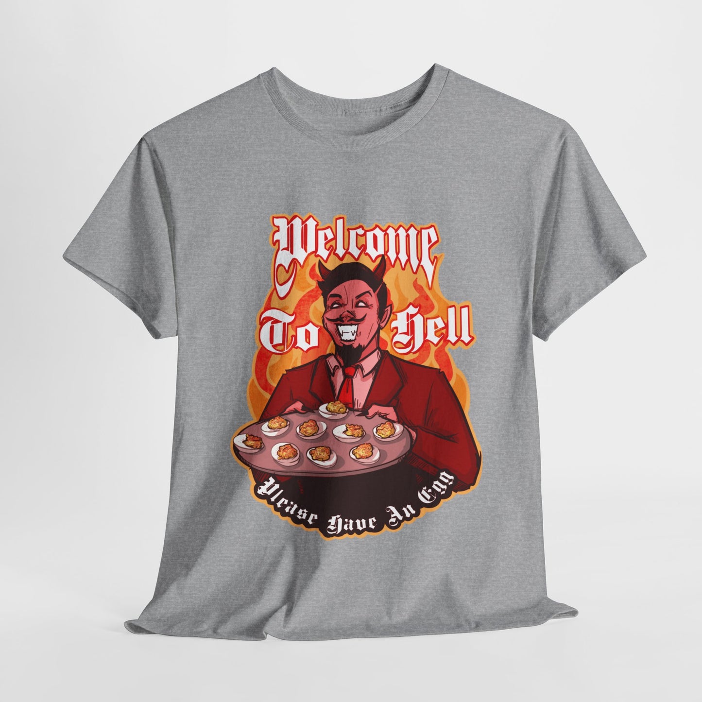 Deviled Eggs Unisex Heavy Cotton Tee