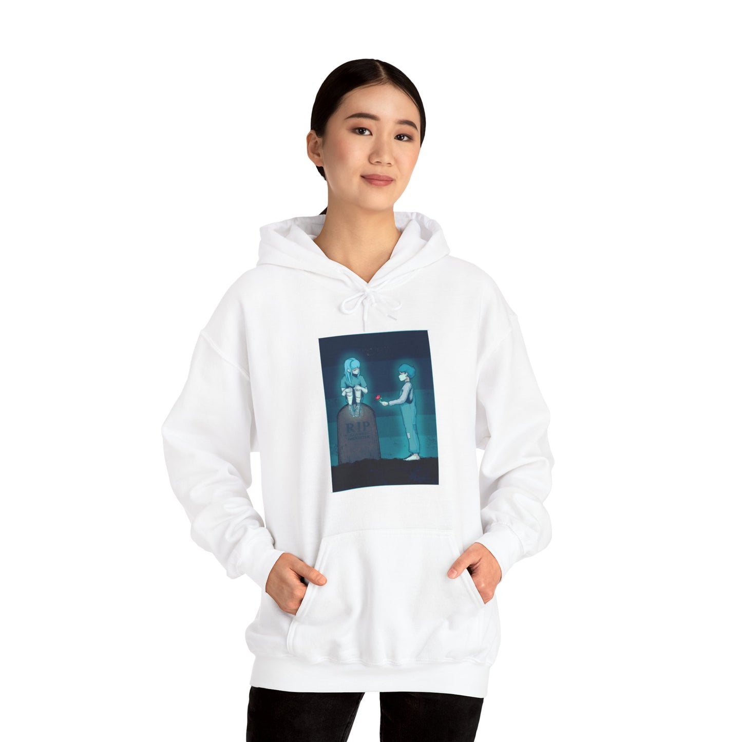 Ghost Kids Unisex Heavy Blend Hooded Sweatshirt