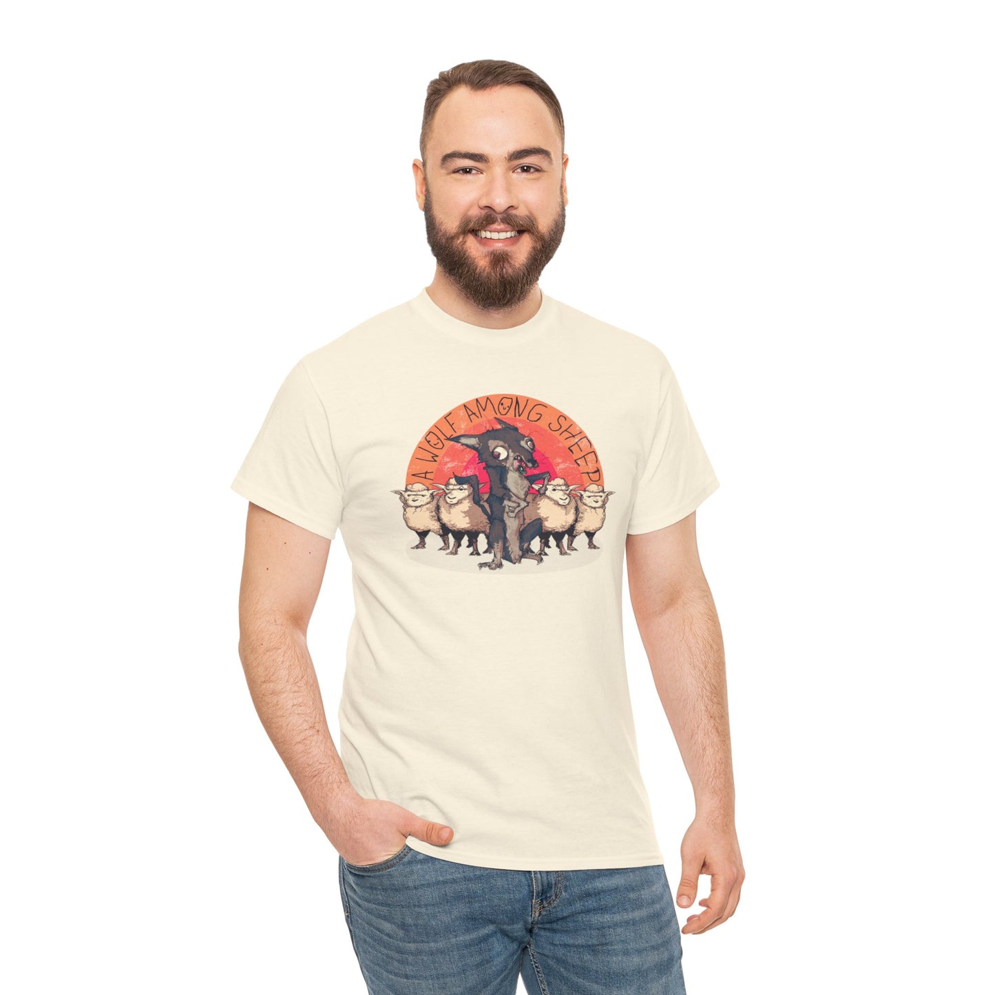A Wolf Among Sheep Unisex Heavy Cotton Tee