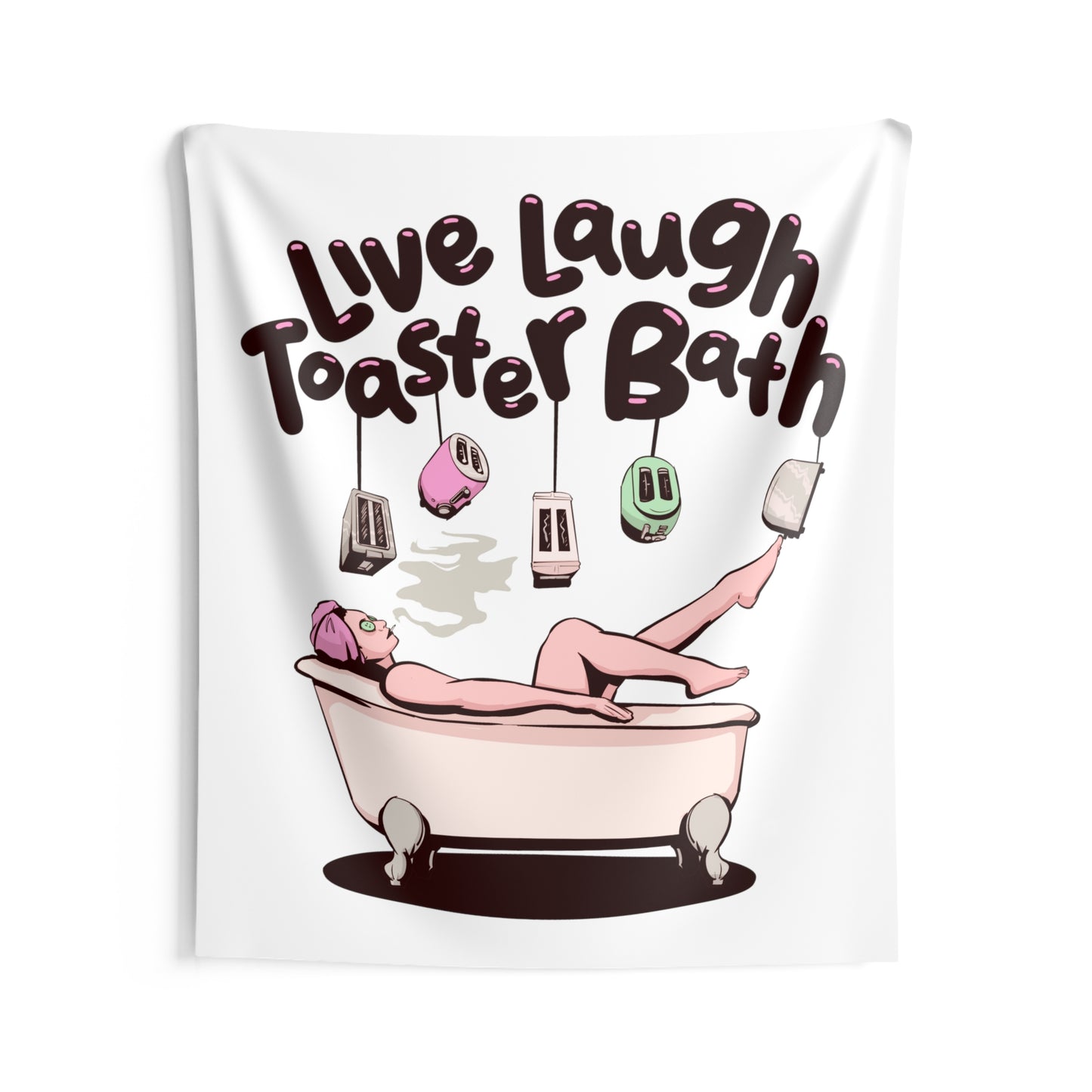Toaster Bath Indoor Wall Tapestry