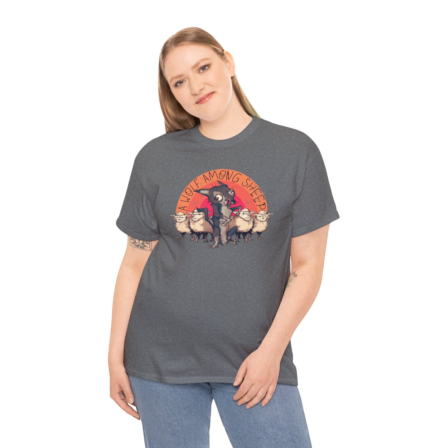 A Wolf Among Sheep Unisex Heavy Cotton Tee