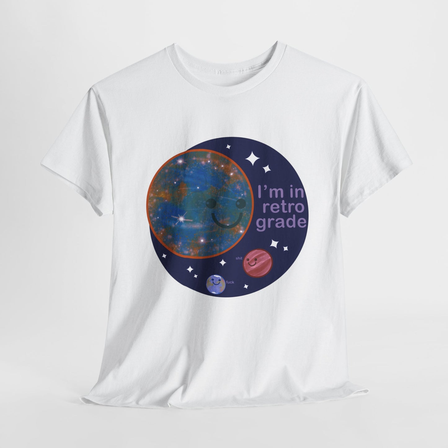 Mercury In Retrograde Unisex Heavy Cotton Tee