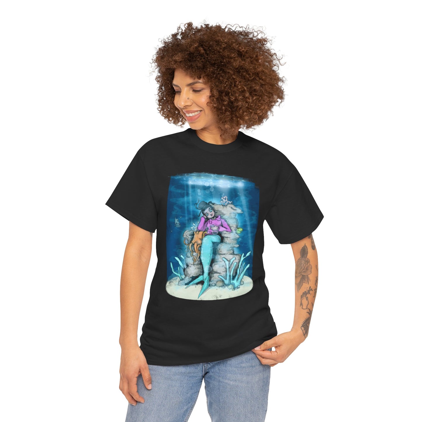 Mermaid Life Unisex Heavy Cotton Tee