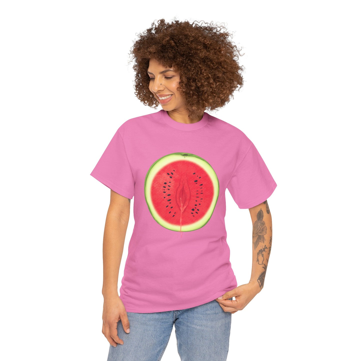 Juicy Watermelon Unisex Heavy Cotton Tee
