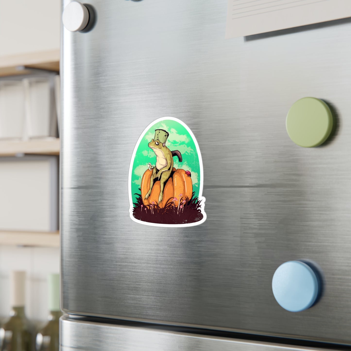 Frogenstein Kiss-Cut Vinyl Decal