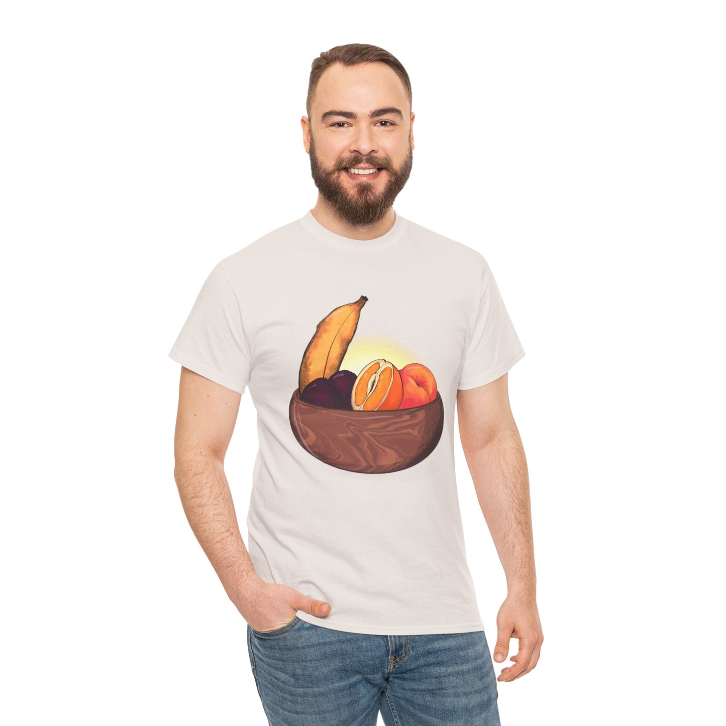 Adult Fruit Basket Unisex Heavy Cotton Tee