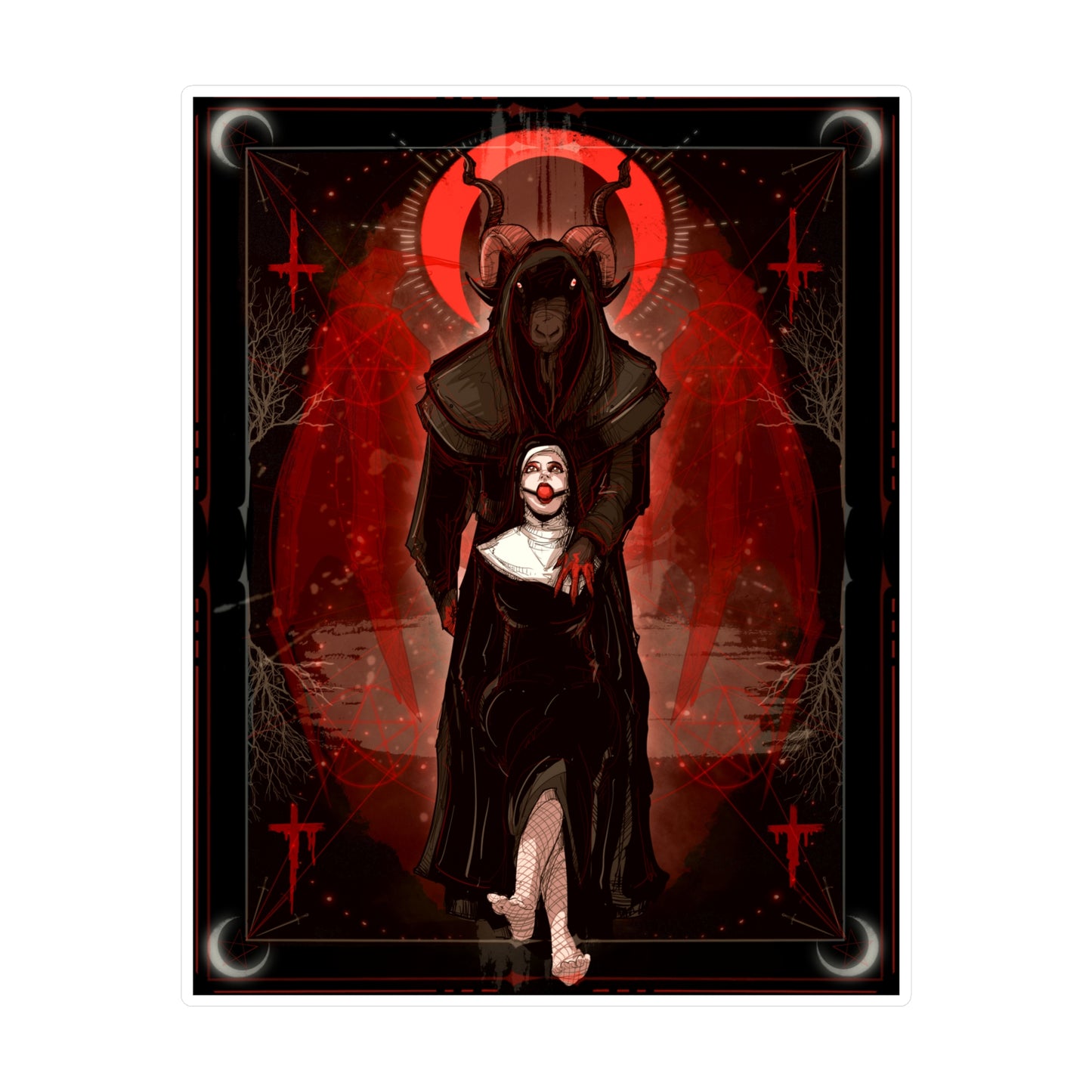 Today Satan Kiss-Cut Vinyl Decal