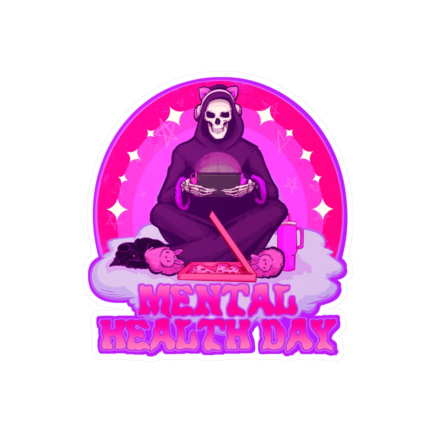 Mental Health Day Kiss-Cut Vinyl Decal