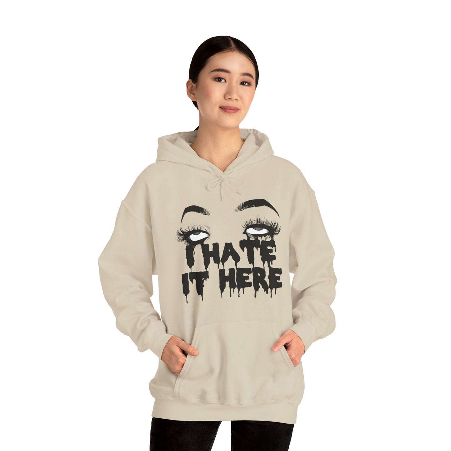 I Hate It Here Unisex Heavy Blend Hooded Sweatshirt