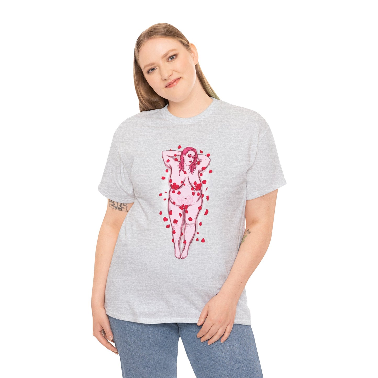 Stretch Heart Unisex Heavy Cotton Tee