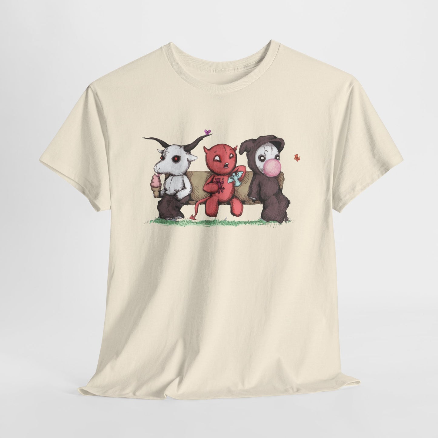 Evil Day Off Unisex Heavy Cotton Tee