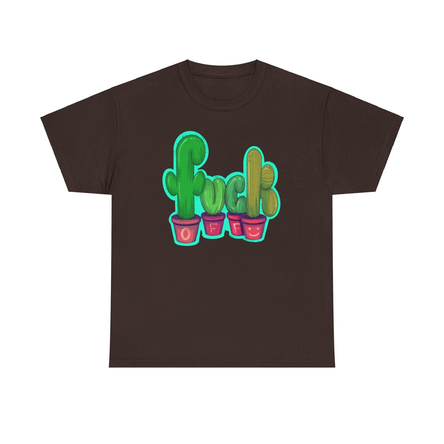 Rude Succulents Unisex Heavy Cotton Tee