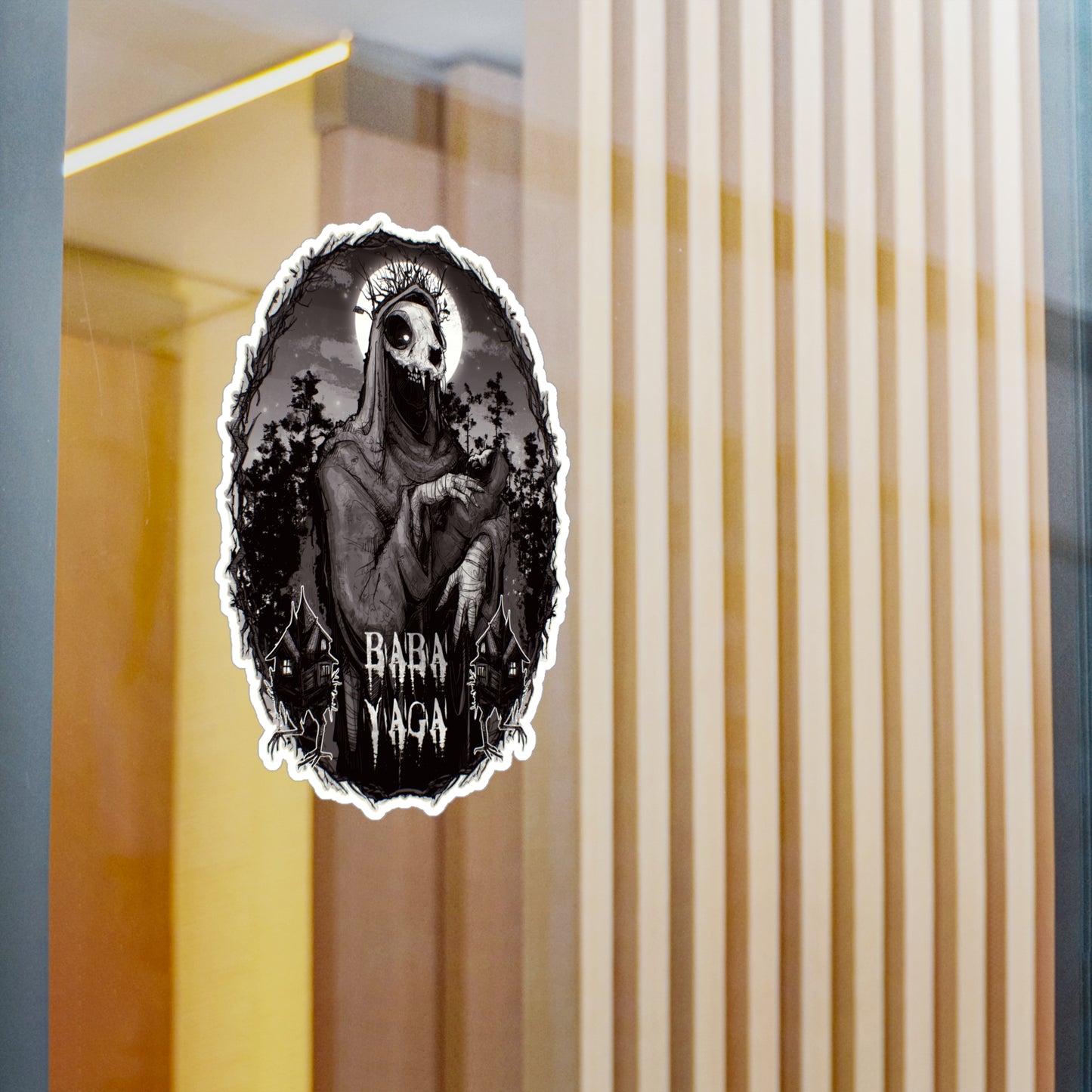 Baba Yaga Kiss-Cut Vinyl Decal