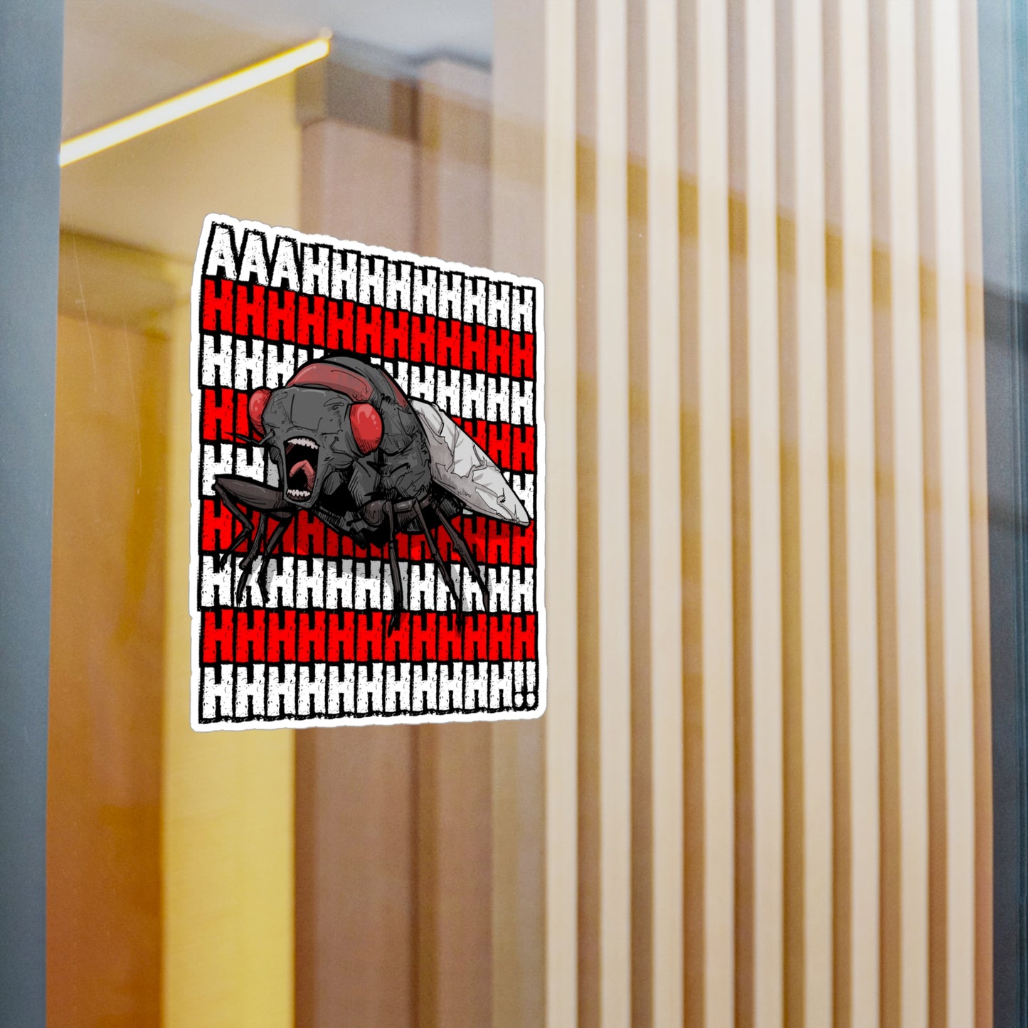 Screaming Cicada Kiss-Cut Vinyl Decal