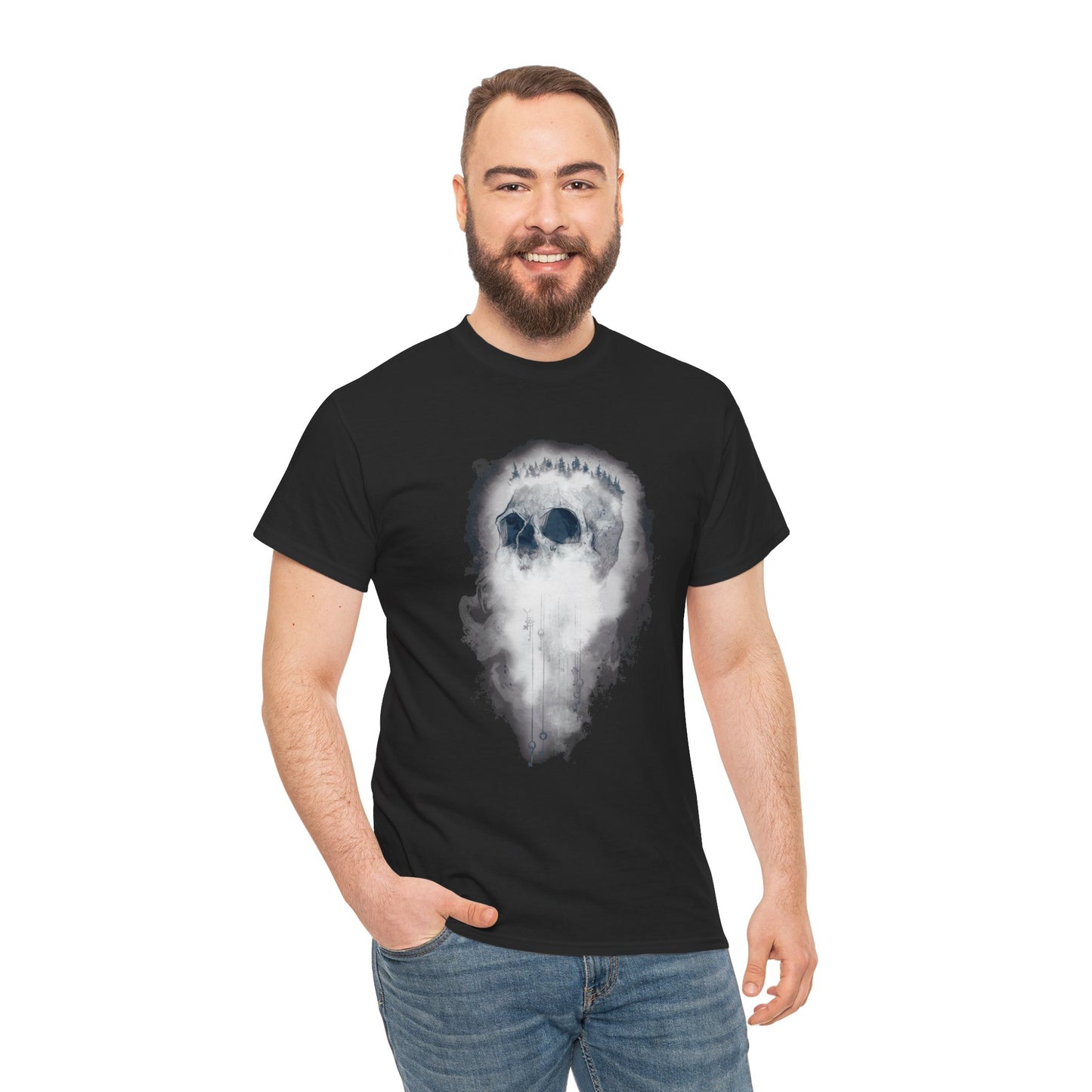 Elemental Skull Air Unisex Heavy Cotton Tee