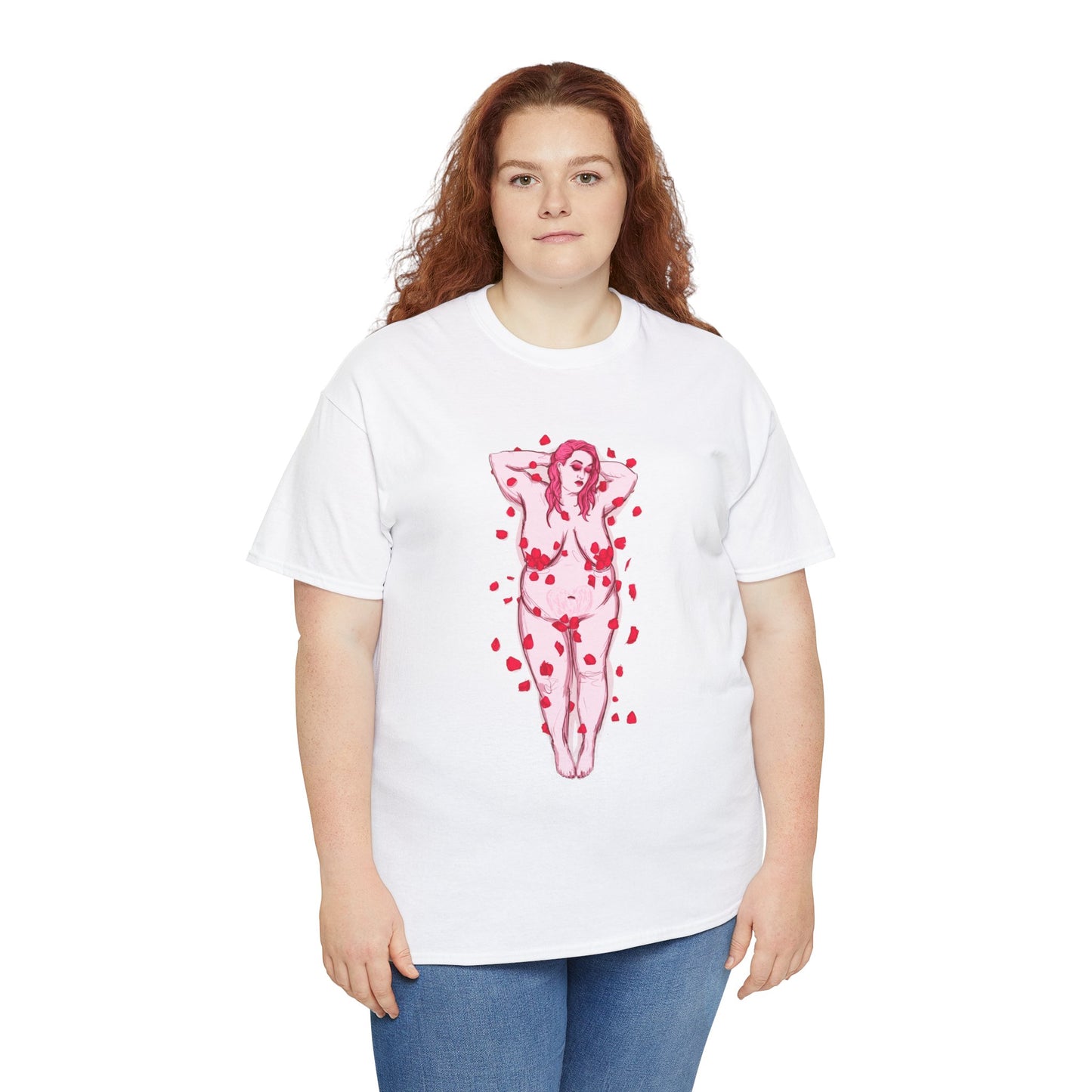 Stretch Heart Unisex Heavy Cotton Tee