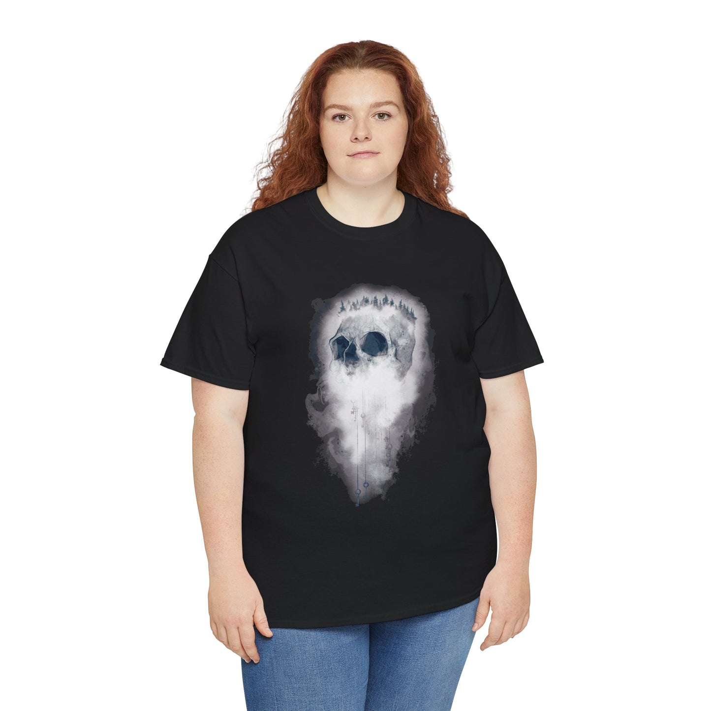 Elemental Skull Air Unisex Heavy Cotton Tee