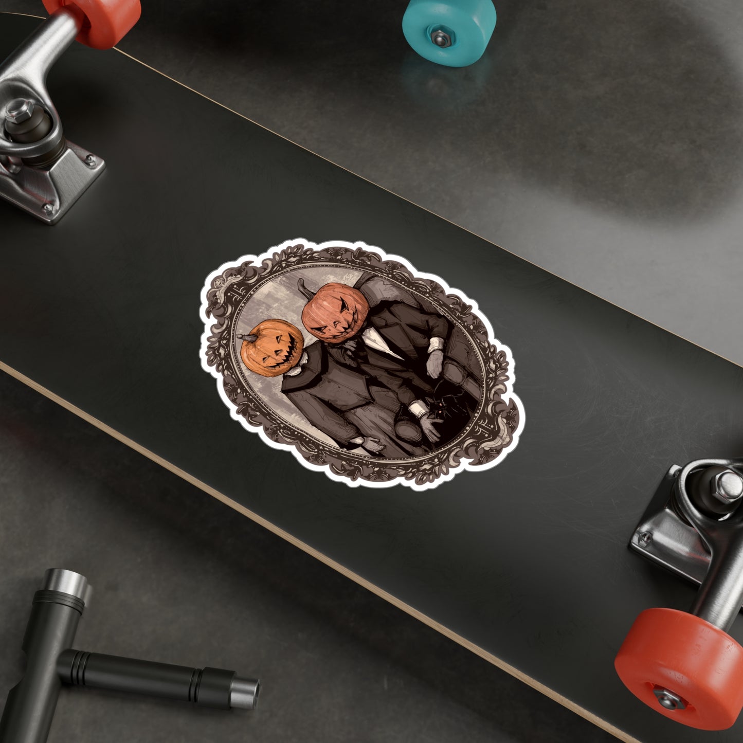 Victorian Halloween Kiss-Cut Vinyl Decal