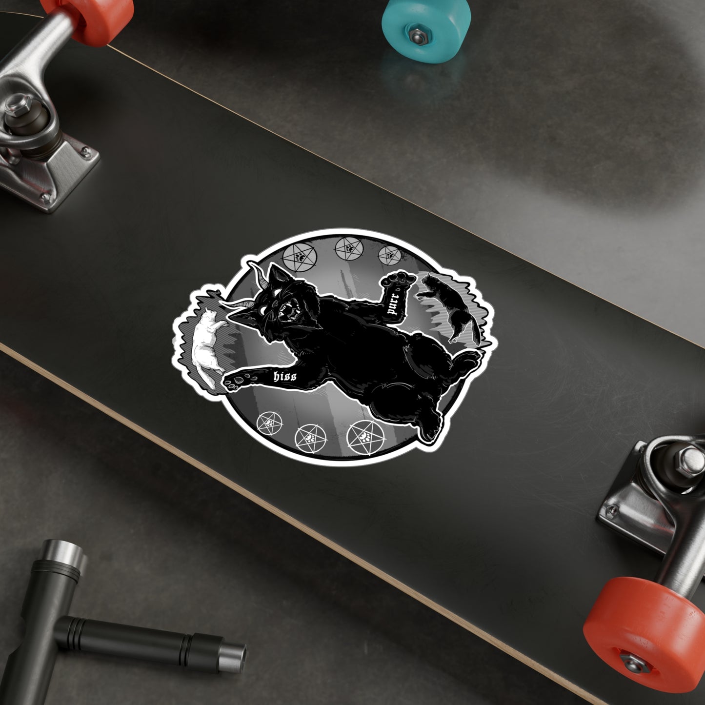 BaphoCat II Kiss-Cut Vinyl Decal