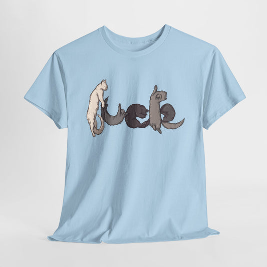 Sleeping Cats Unisex Heavy Cotton Tee