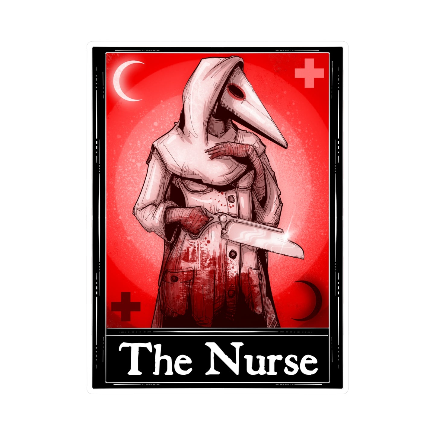 The Nurse Tarot Kiss-Cut Vinyl Decal