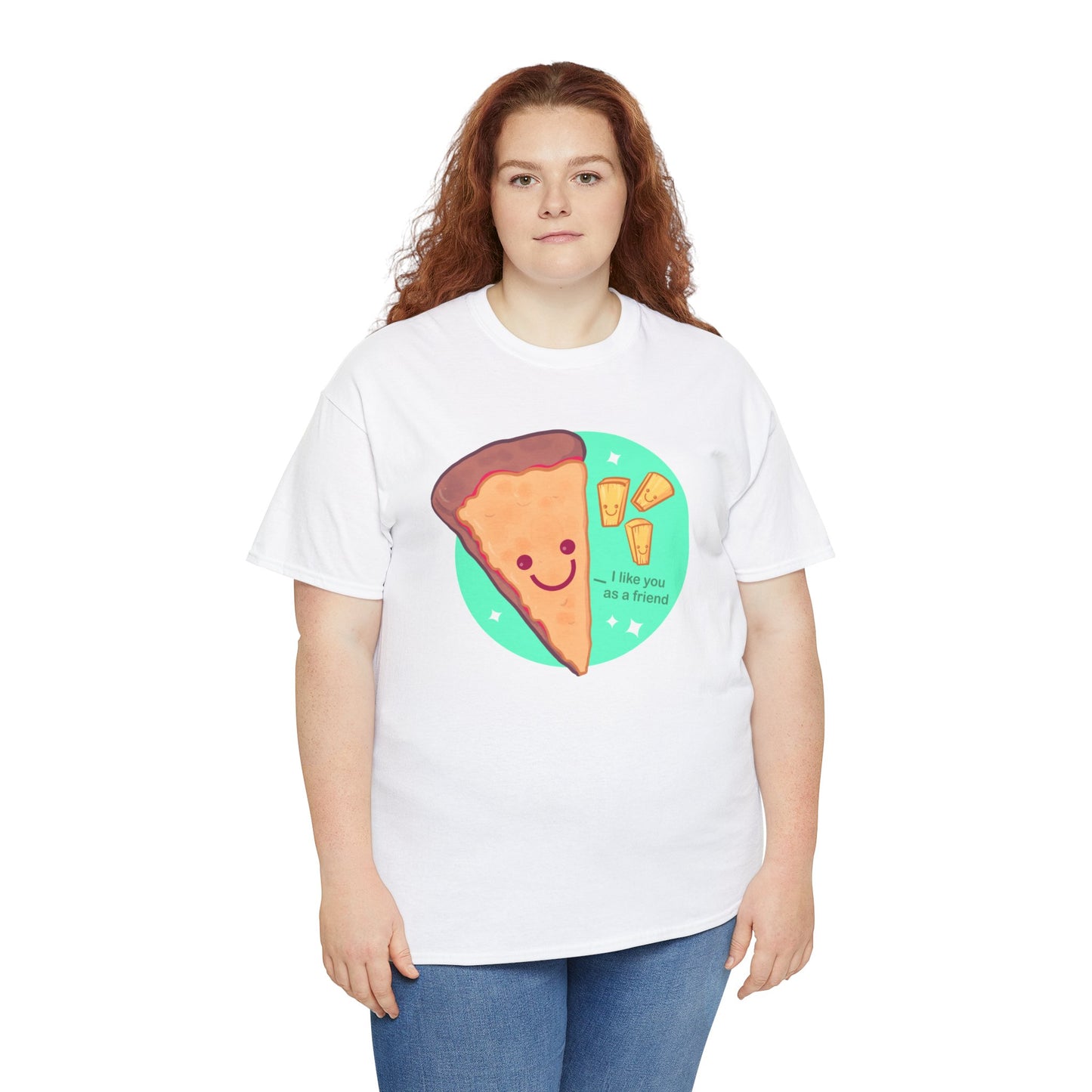 Just Friends Unisex Heavy Cotton Tee