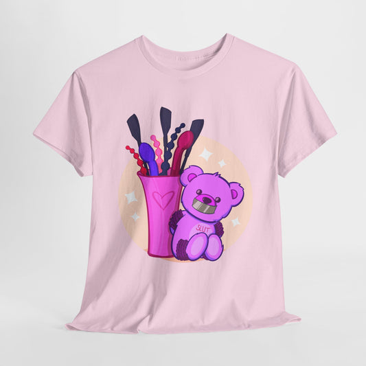Valentines Bear Unisex Heavy Cotton Tee