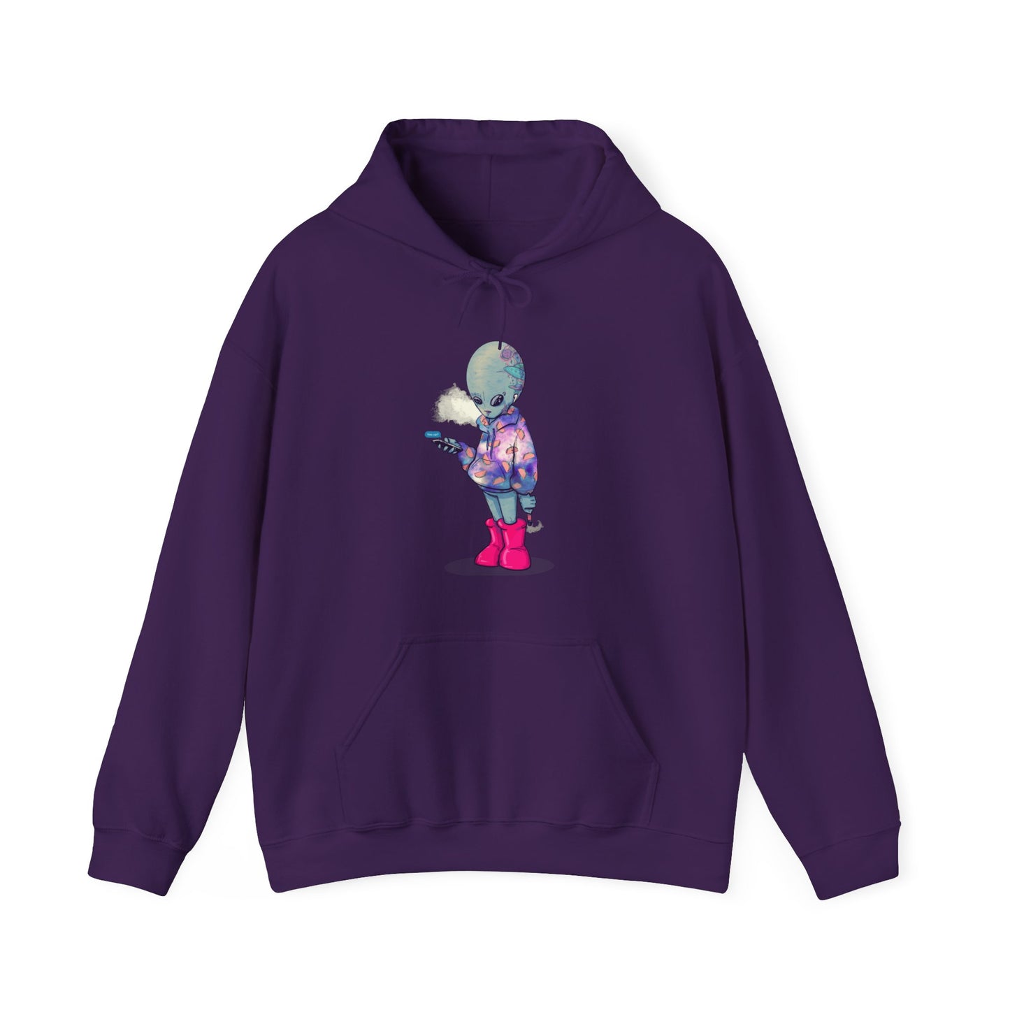 Earth Alien Unisex Heavy Blend Hooded Sweatshirt